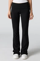 Foldover Waist Flare Pant