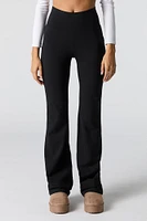 High Rise Wide Waist Flare Legging