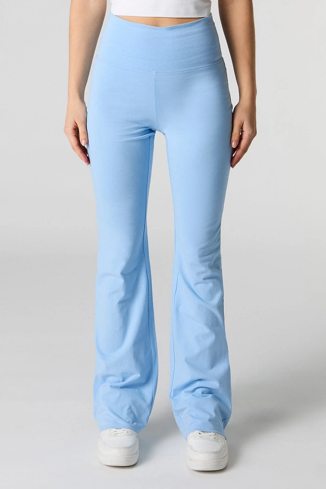 Legging évasé à taille haute