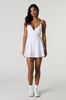 Combi-short à surplis avec oeillets