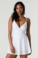 Combi-short à surplis avec oeillets
