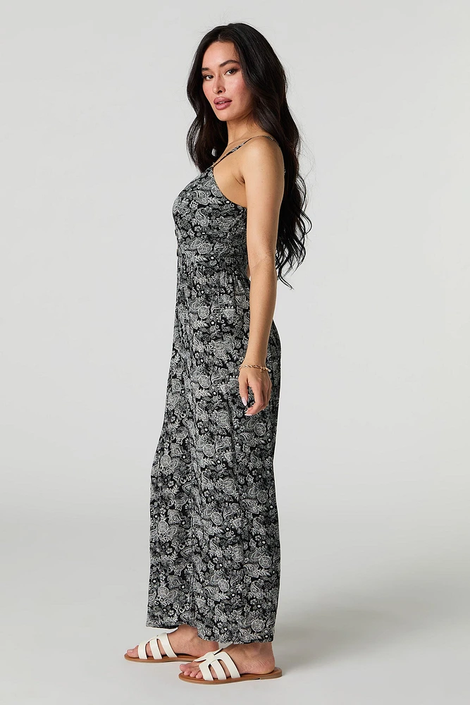 Buttoned Front Jumpsuit