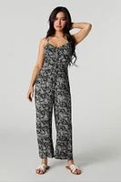 Buttoned Front Jumpsuit