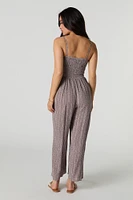 Buttoned Front Jumpsuit