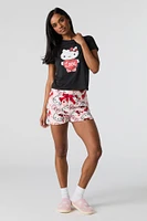 Hello Kitty & Friends T-Shirt Short 2 Piece Pajama Set