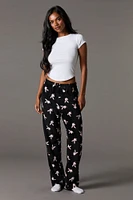 Playboy Print Plush Pajama Pant