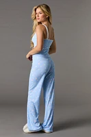 Playboy Soft Ribbed Tank & Pant 2 Piece Pajama Set
