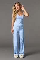 Playboy Soft Ribbed Tank & Pant 2 Piece Pajama Set