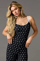 Playboy Soft Ribbed Tank & Pant 2 Piece Pajama Set