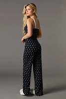 Playboy Soft Ribbed Tank & Pant 2 Piece Pajama Set