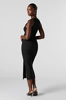 Ribbed Sleeveless Midi Dress