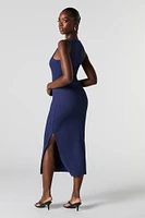 Ribbed Sleeveless Midi Dress