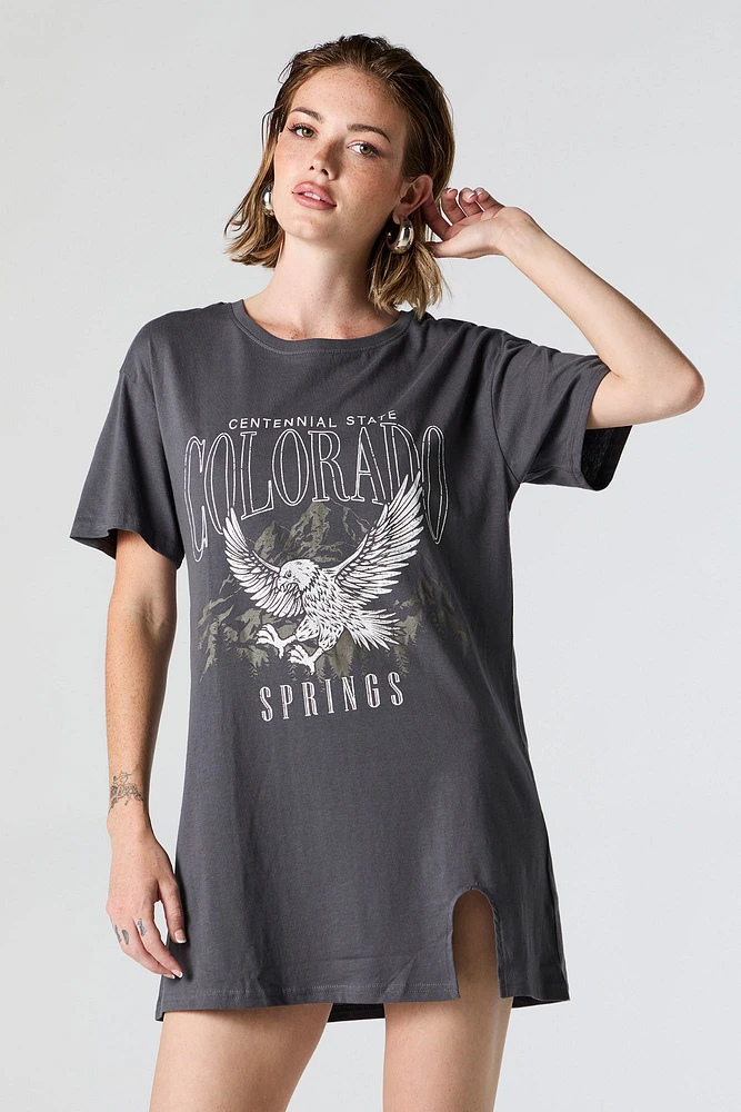 Colorado Springs Graphic T-Shirt Dress