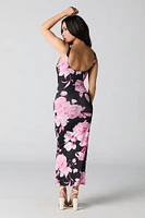 Contour Square Neck Maxi Dress with Built-In Cups