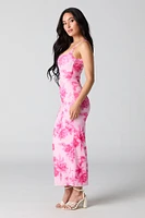 Contour Square Neck Maxi Dress with Built-In Cups