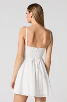 Minirobe corset avec oeillets