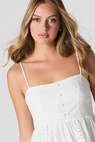 Minirobe de style nuisette avec oeillets