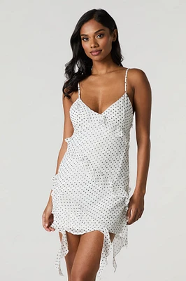 Chiffon Ruffled Mini Dress