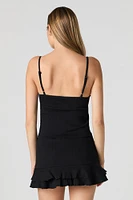 Pointelle Knit Flyaway Cami