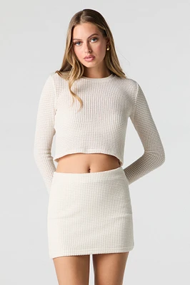 Minijupe en tricot
