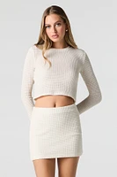 Minijupe en tricot