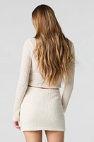 Minijupe en tricot