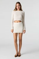 Minijupe en tricot