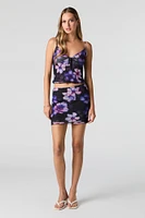 Floral Mesh Layered Cami