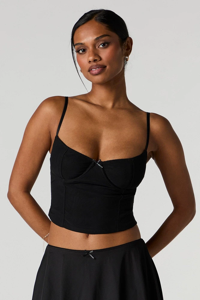 Mesh Bustier Tank
