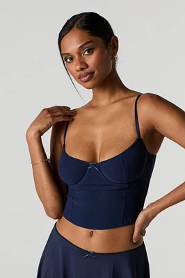 Débardeur-bustier en filet