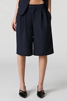 Pleated Bermuda Short