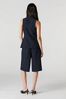 Pleated Bermuda Short