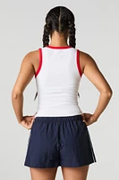 Short en nylon à taille coulissante