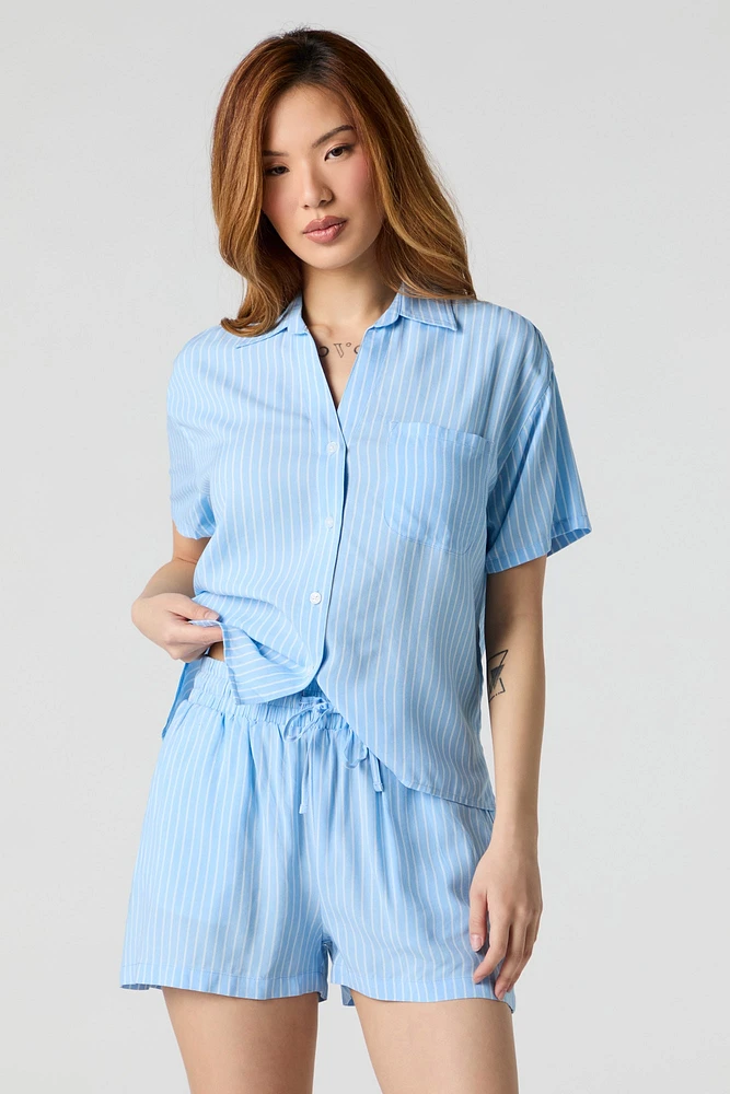 Short à taille coulissante