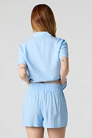 Short à taille coulissante