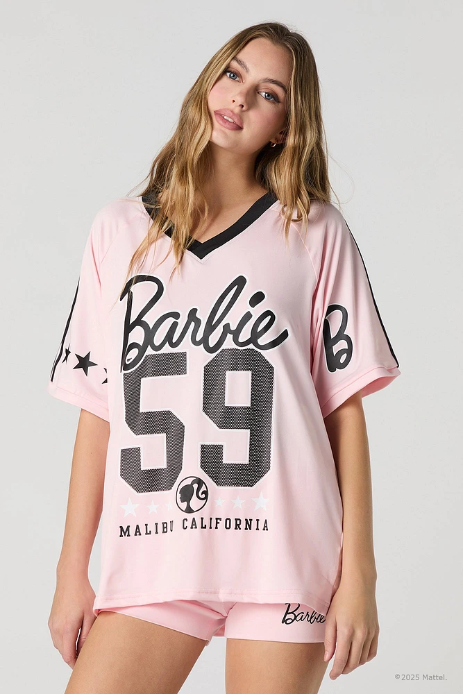 Jersey profilé à imprimé Barbie™