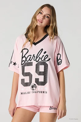 Jersey profilé à imprimé Barbie™