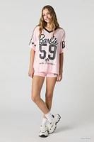 Jersey profilé à imprimé Barbie™