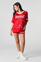 Short profilé à imprimé Coca-Cola