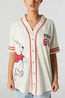 Pooh and Piglet Graphic Baseball Jersey