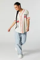 Pooh and Piglet Graphic Baseball Jersey