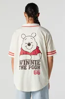 Pooh and Piglet Graphic Baseball Jersey