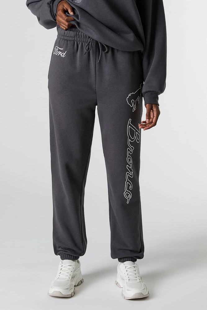 Ford Bronco Embroidered Fleece Jogger