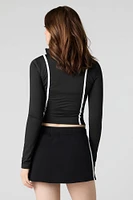 Jupe-short en molleton imprimé
