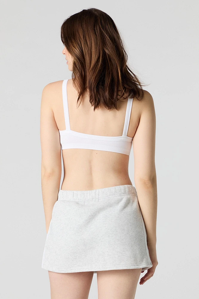 Graphic Fleece Skort