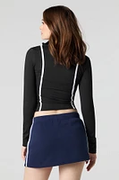 Graphic Fleece Skort