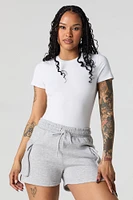 Short cargo en molleton