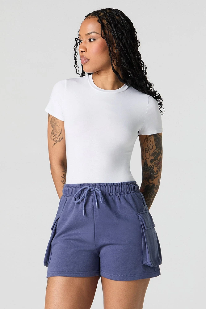 Short cargo en molleton