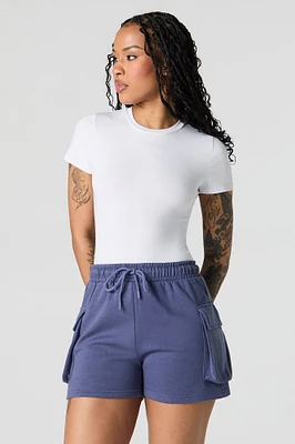 Short cargo en molleton