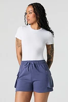 Short cargo en molleton